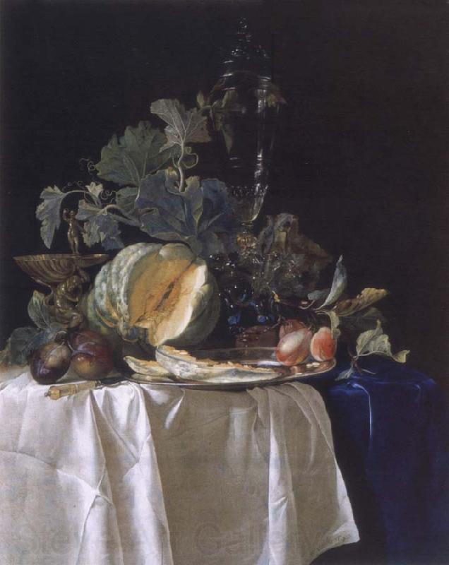 Aelst, Willem van Style life with fruits